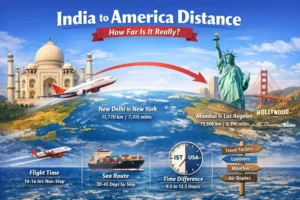 India to America Distance
